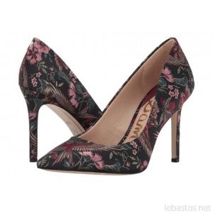 Sam Edelman “Hazel” pump in majestic new fabric.